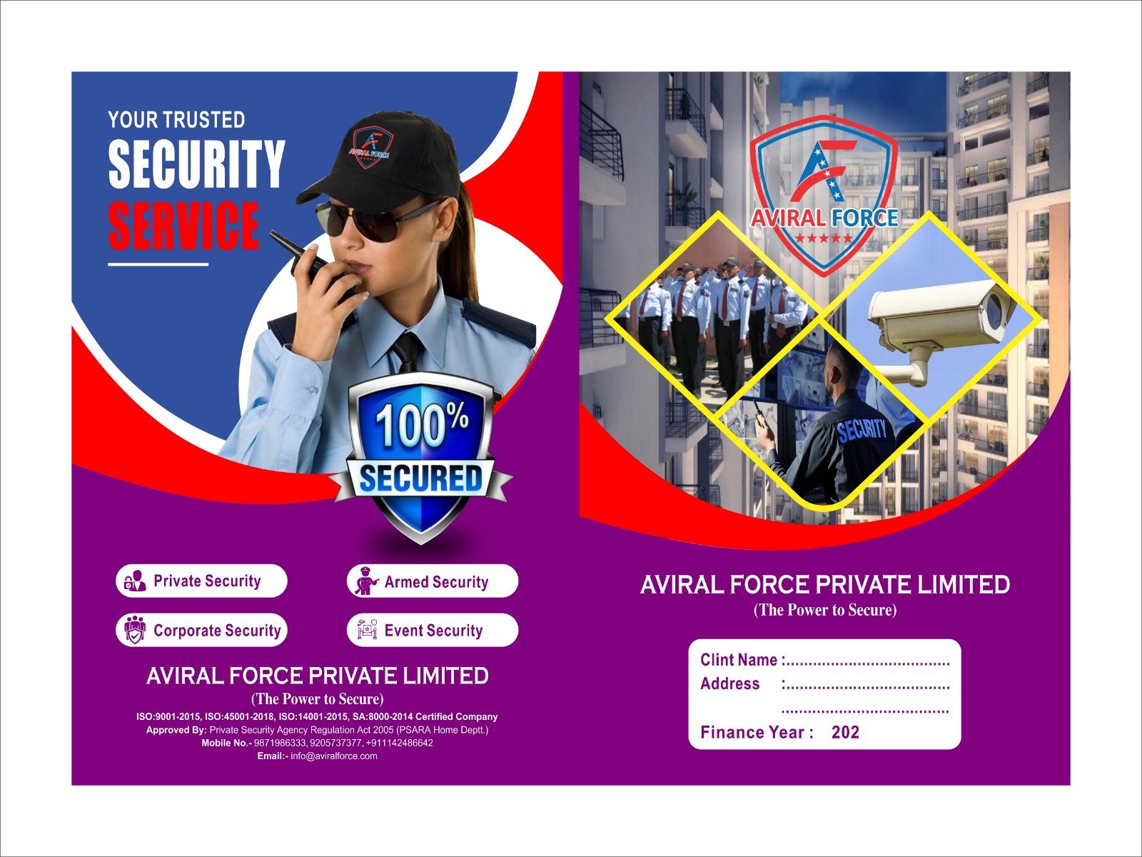 Security supervisors briefing at Aviral Force — Delhi NCR operations